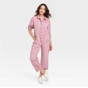NWT jumpsuit dusty rose size 4